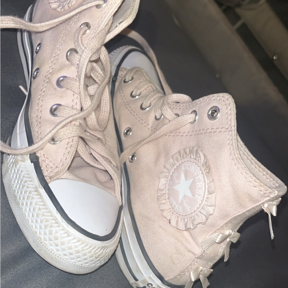 Converse Kids High-Top Sneakers - Light Pink